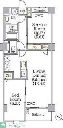プライムガーデン赤塚の物件間取画像